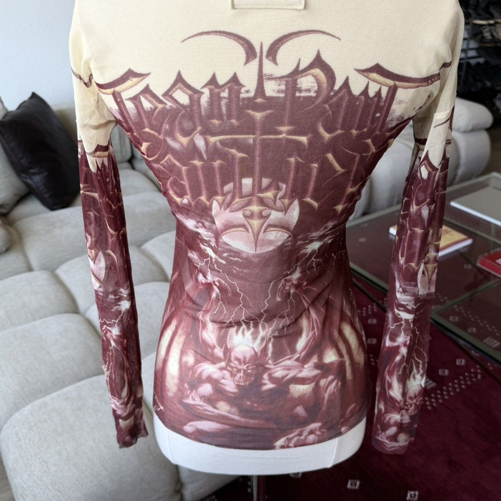 Jean Paul Gaultier SS2001 Gargoyle Devil Longsleeve
