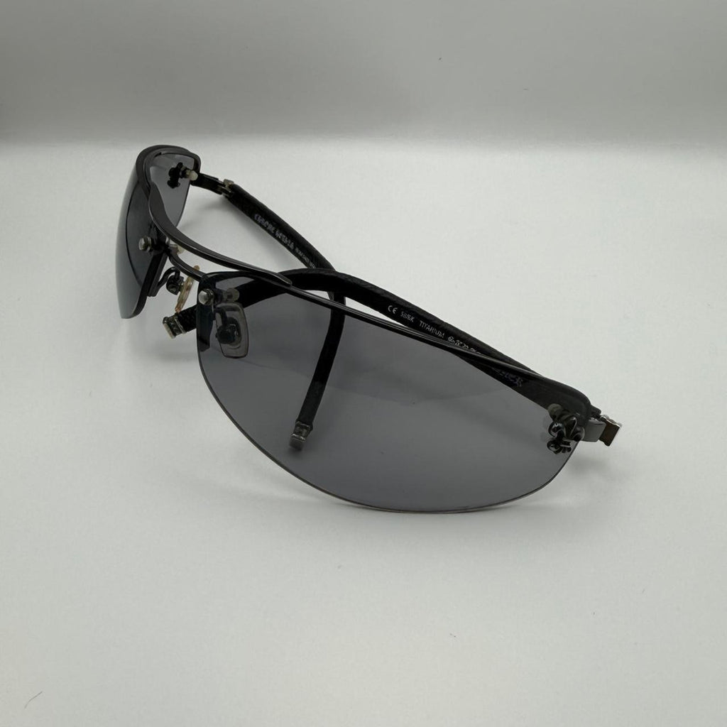 Chrome Hearts Sunglasses Y2k Black & Case