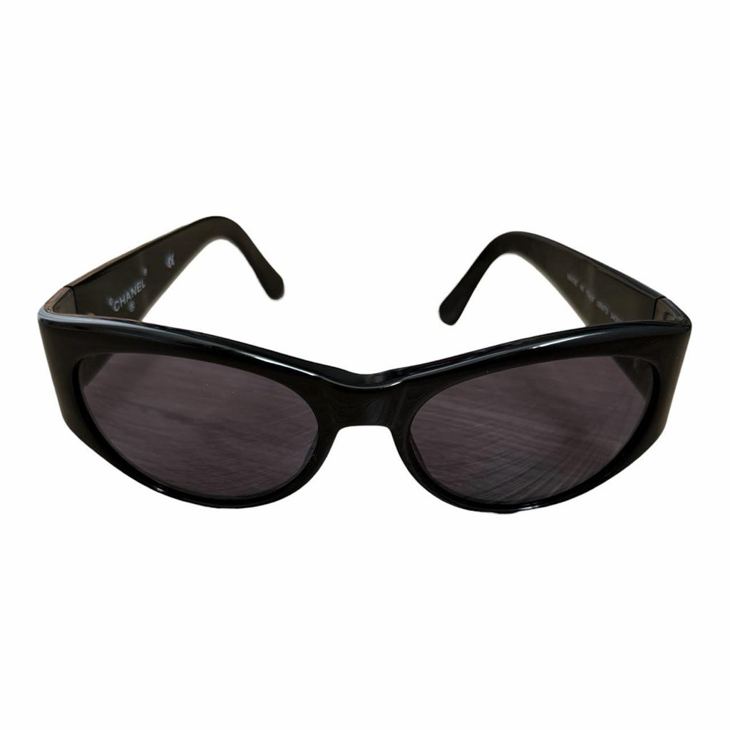 Chanel Coco Logo Sunglasses Black & Gold