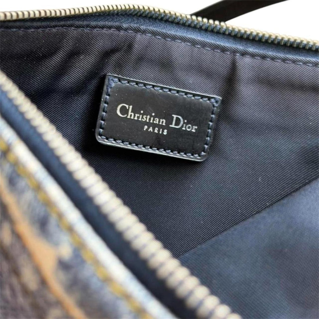 Christian Dior Denim Mini Saddle bag
