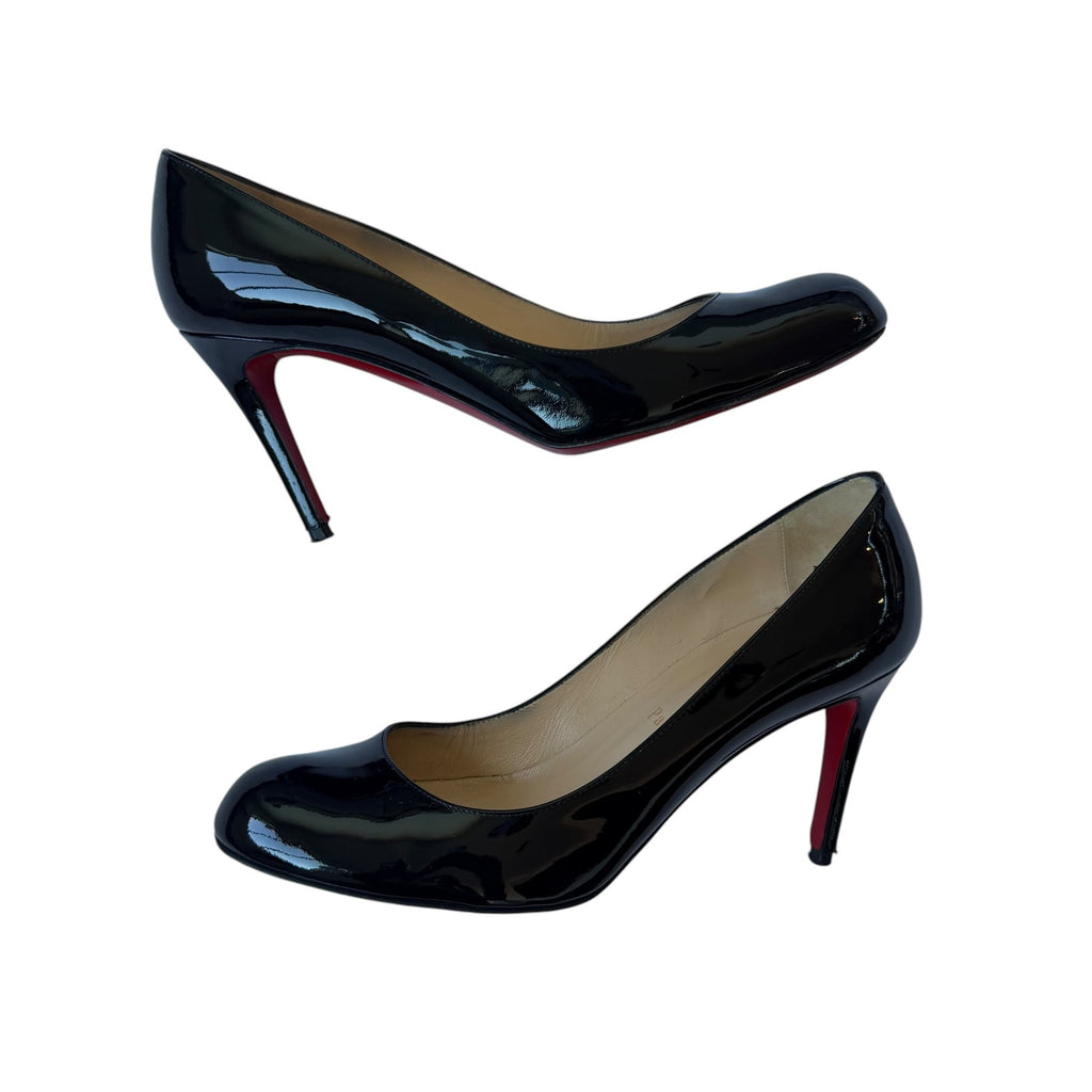 Christian Louboutin Patent Leather Pumps Black