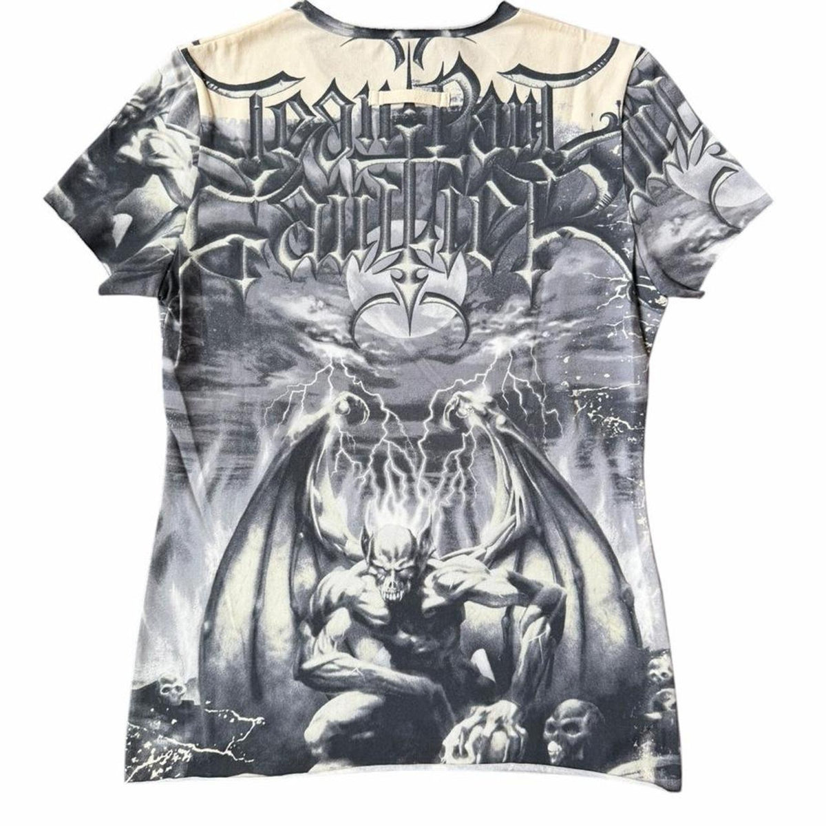 Jean Paul Gaultier Gargoyle SS2001 Devil Print T-Shirt