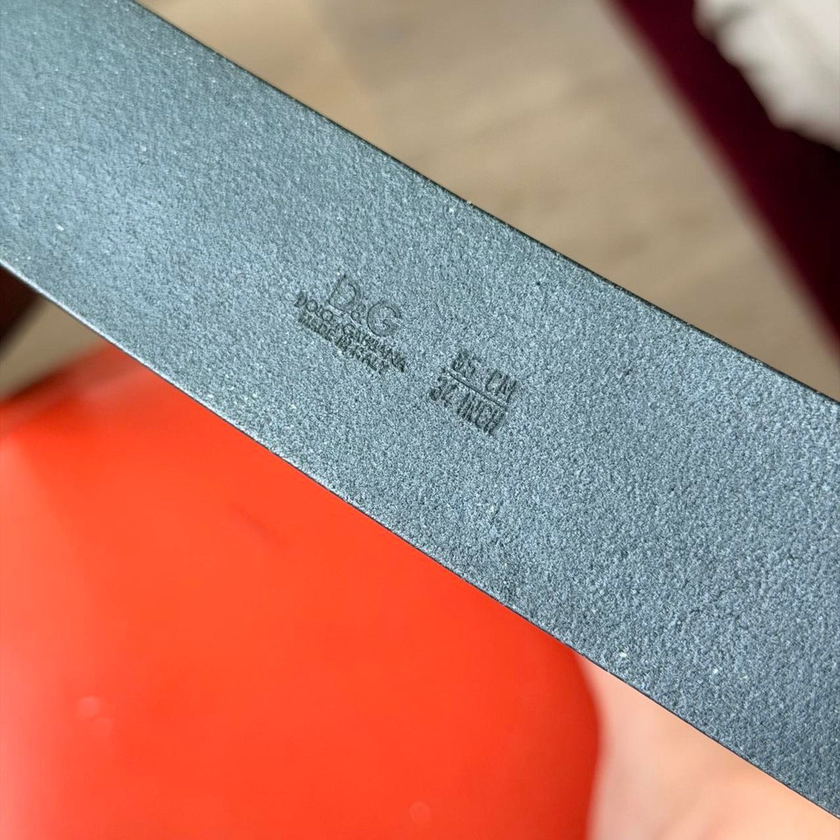Dolce & Gabbana y2k Black Leather Belt